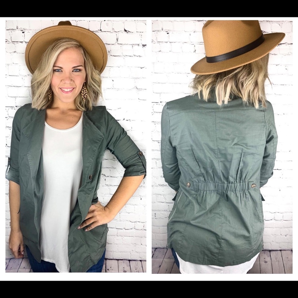 Olive Green Light Jacket
